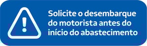 Adesivo Segurança Solicite o Desembarque Vinil 0.10mm 27x8,5cm 4x0 Laminação Fosca Corte Reto 