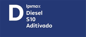 Adesivo Spainer Ipimax Diesel S10 Aditivado Vinil 0.10mm 30x13cm 4x0 Laminação Fosca Corte Reto 
