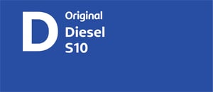 Adesivo Spainer Original Diesel S10 Vinil 0.10mm 30x13cm 4x0 Laminação Fosca Corte Reto 