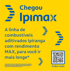 Placa Ponta de Ilha Chegou Ipimax Vinil 0.10mm Aplicado em chapa de P.S 1mm com fita dupla face no verso 49x50cm 4x0  Corte Reto 