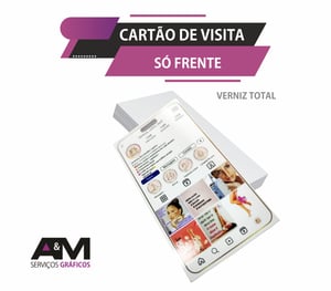 Cartão de visita - Só Frente