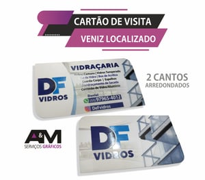 Cartão de visita - Verniz localizado