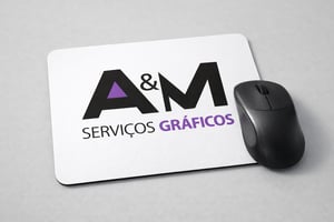 Mouse Pad Personalizado Neoplex Smooth 23 x 17,50 4x0 Impressão Ultra HD Sublimática  