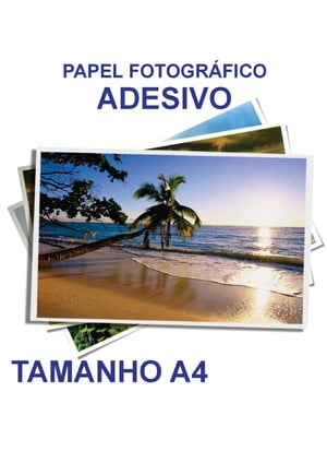 Impressões Papel adesivos A4 Papel adesivos 21 x 29 cm 4x0  170/180 g/m 