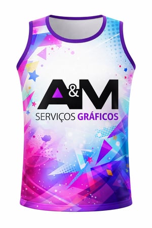 Abadá Personalizado   Frente e Verso  Tecido Dry Fit 