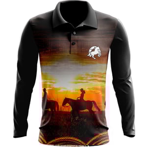 3D CAMISA MANGA LONGA GOLA POLO MALHA DRY 3D COM PROTEÇÃO UV CAMISA GOLA POLO E PUNHO    