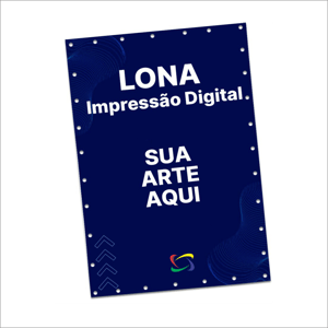 Lona com ilhós lona 440g     