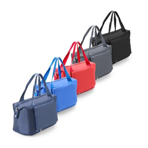 Bolsa Dobrável Poliéster 6L 01336 Poliester 16 cm x 28 cm Impressão 1 cor, Impressão 2 cores, Impressão 3 cores, Impressão 4 cores   