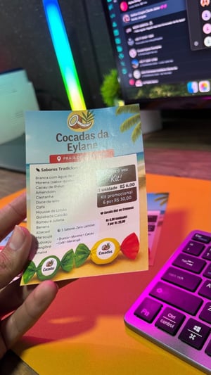 Flyers / Folhetos Couchê 90gr 10x14cm 4x0 Sem verniz Corte Reto 