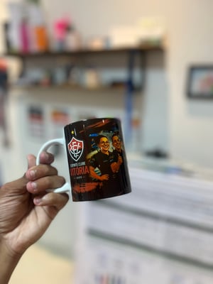 Caneca Personalizada Cerâmica 325ml 4x0 A Definir Premium 