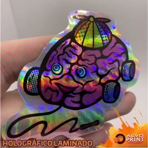 Adesivo Holográfico - laminado     COM RECORTE 