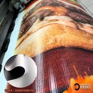LONA FRONT 280g - 1000 x 1000 fios - GRANDES FORMATOS Lona com emenda LONAS ACIMA DE 315 X 315    