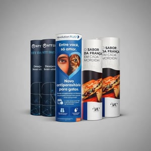 Totem Lamá - Totem Elíptico - 60x190cm