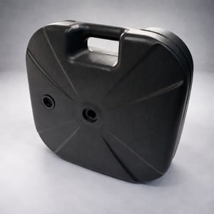 Base Wind Banner - Furo 3/4\" - Preta - Quadrada