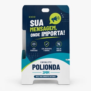 CAVALETE PLASTIONDA 3MM 61 x 97,4cm