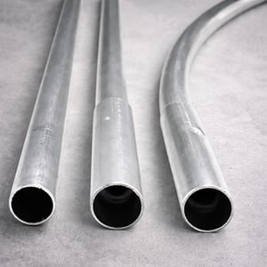 Haste Wind Banner GG Aluminio 3/4 Natural 2,70m X 0,65m  Estrutura Desmontavel  