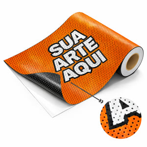 ▻ Adesivo Micro Perfurado  Largura Padrão    