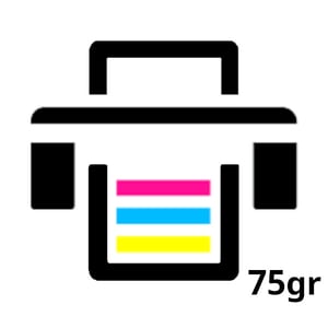 Impressão A4 Colorida, 75gr sulfite 75gr 21x29,7    