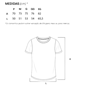 Camiseta Básica Unissex