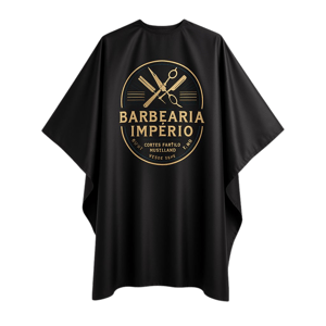 Capa Para Barbearia Tecido Tecnosport 1550x2255mm 4x0 - Colorido Frente Impressão Ultra HD Subimática Costura 
