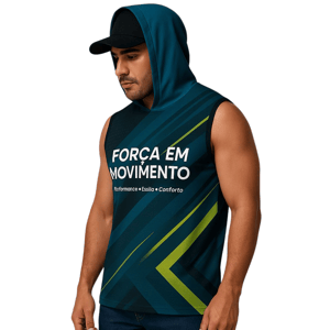 Regata Personalizada com capuz Tecido Favo     