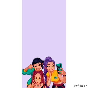 Guerreiras do K-pop - Capa de Painel Lateral Veste Fácil 100x200