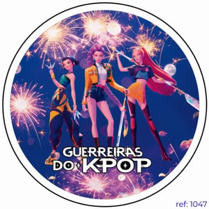 Guerreiras do K-pop - Capa de Painel Redondo