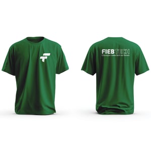 Camiseta preta e colorida unissex - Uniforme FIEB