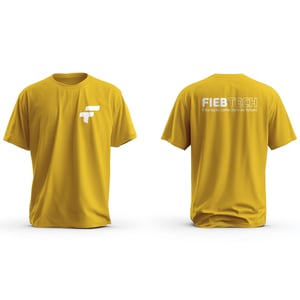 Camiseta preta e colorida unissex - Uniforme FIEB
