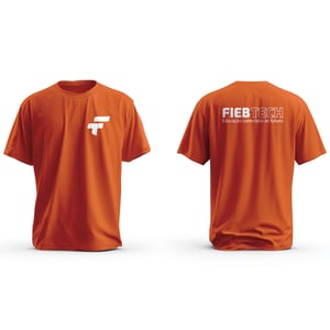 Camiseta preta e colorida unissex - Uniforme FIEB