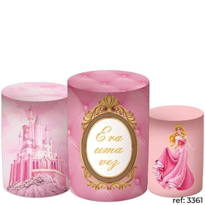Princesas - Trio de Capas de Cilindros