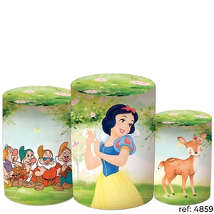 Princesas - Trio de Capas de Cilindros