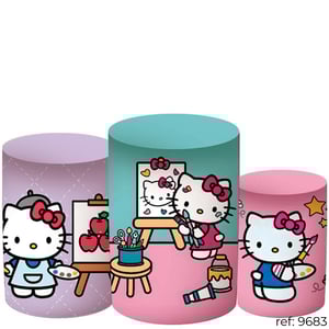 Turma Sanrio - Trio de Capas de Cilindros