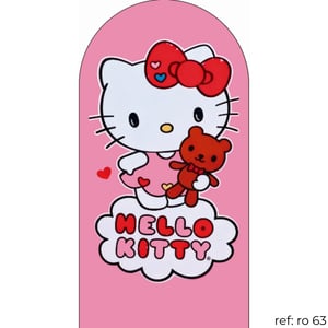 Hello Kitty - Capa de Painel Romano Veste Fácil 100x200