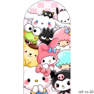 Hello Kitty - Capa de Painel Romano Veste Fácil 100x200