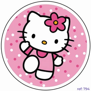Hello Kitty - Capa de Painel Redondo