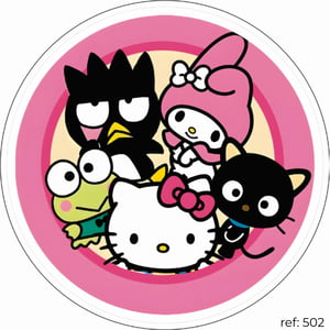 Hello Kitty - Capa de Painel Redondo