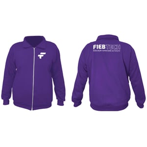 Blusa de moletom com zíper - Uniforme FIEB