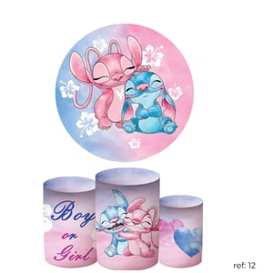 Stitch e Angel - Kit Festa