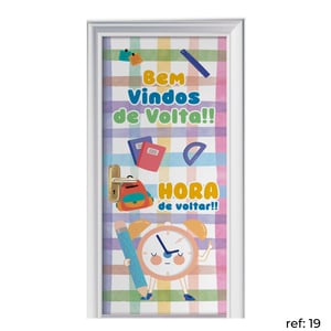 Volta às Aulas - Capa de Porta