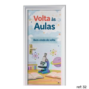 Volta às Aulas - Capa de Porta