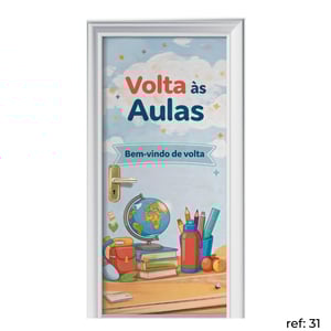 Volta às Aulas - Capa de Porta