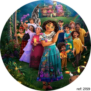 Disney variados - Capa de Painel Redondo