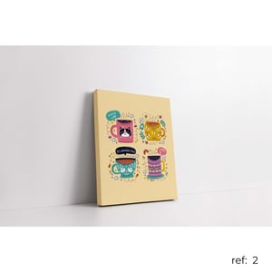 Quadro Cafés- Vertical