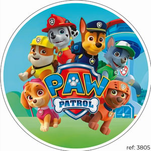 Patrulha Canina - Capa de Painel Redondo