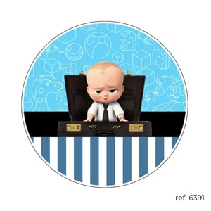 Poderoso Chefinho - Capa de Painel Redondo