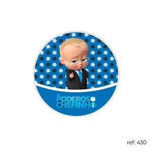 Poderoso Chefinho - Capa de Painel Redondo