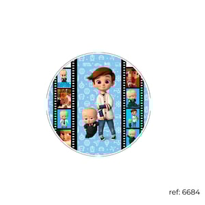 Poderoso Chefinho - Capa de Painel Redondo