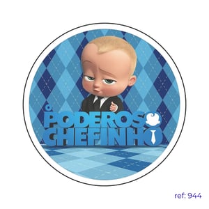 Poderoso Chefinho - Capa de Painel Redondo