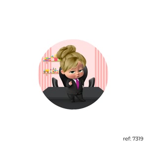 Poderoso Chefinho - Capa de Painel Redondo